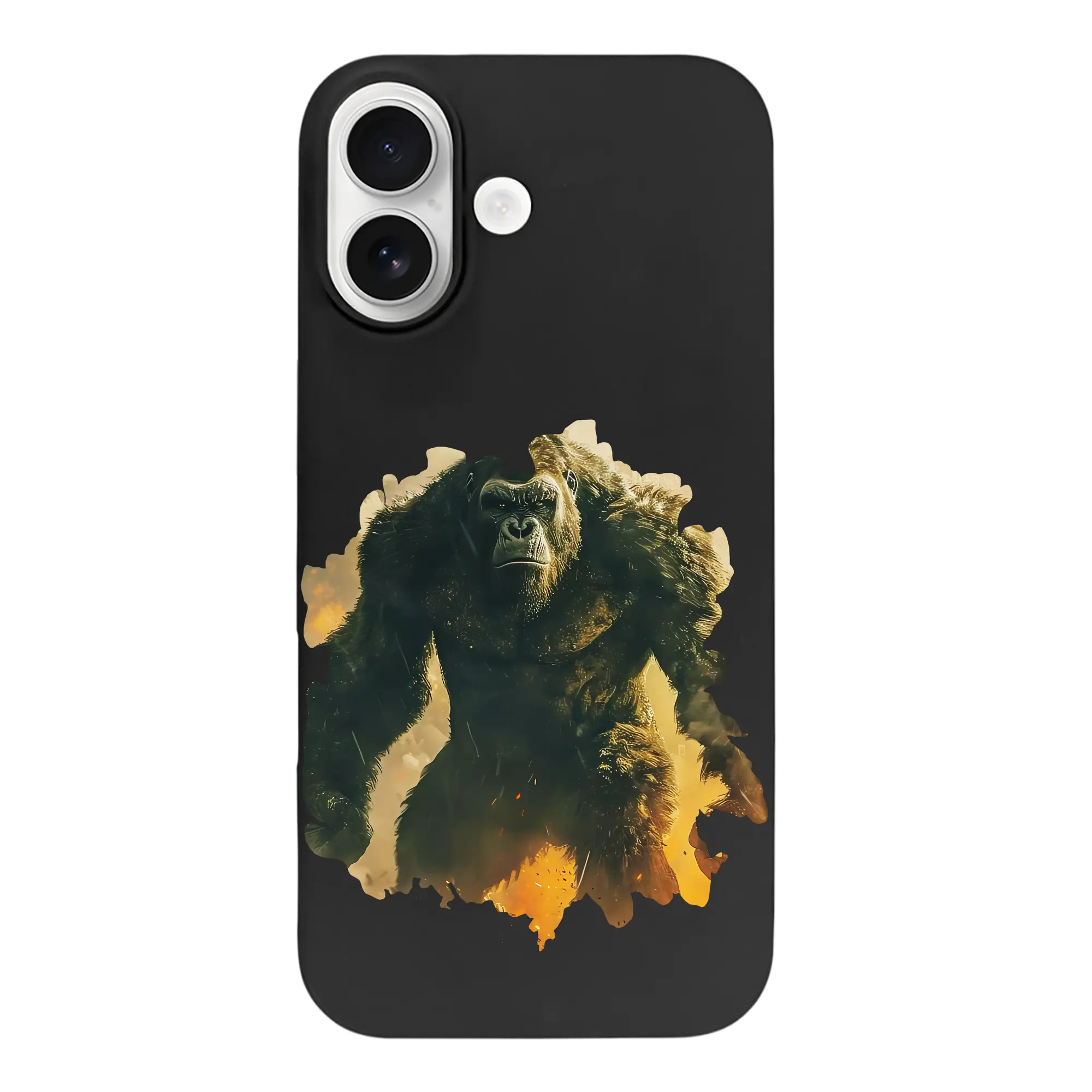 ゴジラ グッズ,キングコング - iPhone 17 シリーズ シリコンケース 薄型 耐衝撃 指紋防止 ソフトタッチカバー 精密フィット 傷防止 保護ケース iPhone 17/17 Air/17 Pro/17 Pro Max 対応